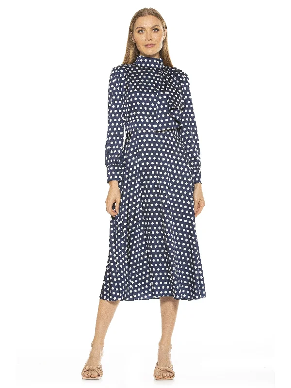 US 4 (S) / navy polk a dot