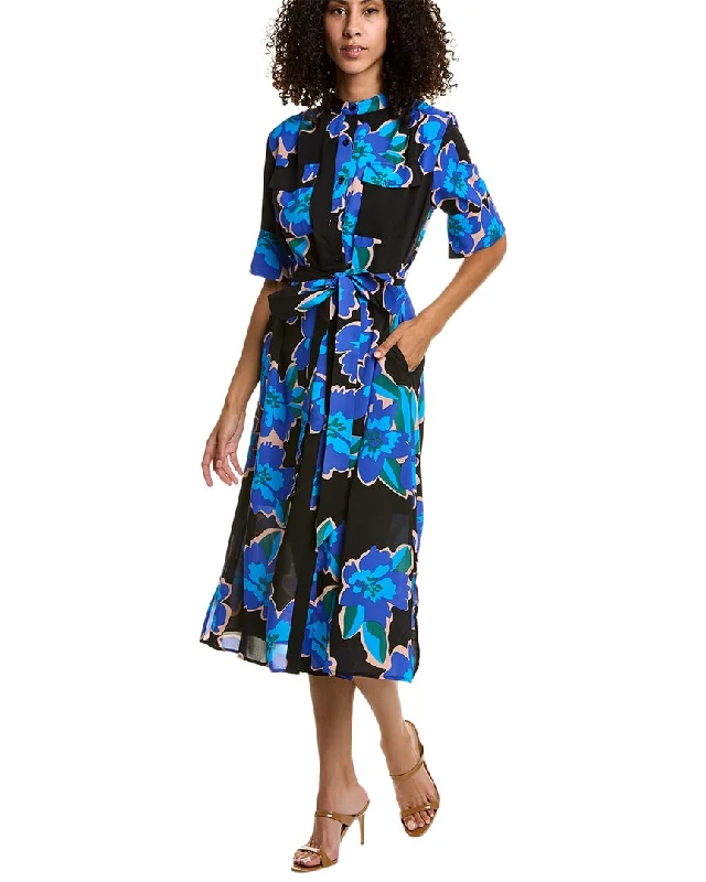 Gracia Tie Waist Shirtdress