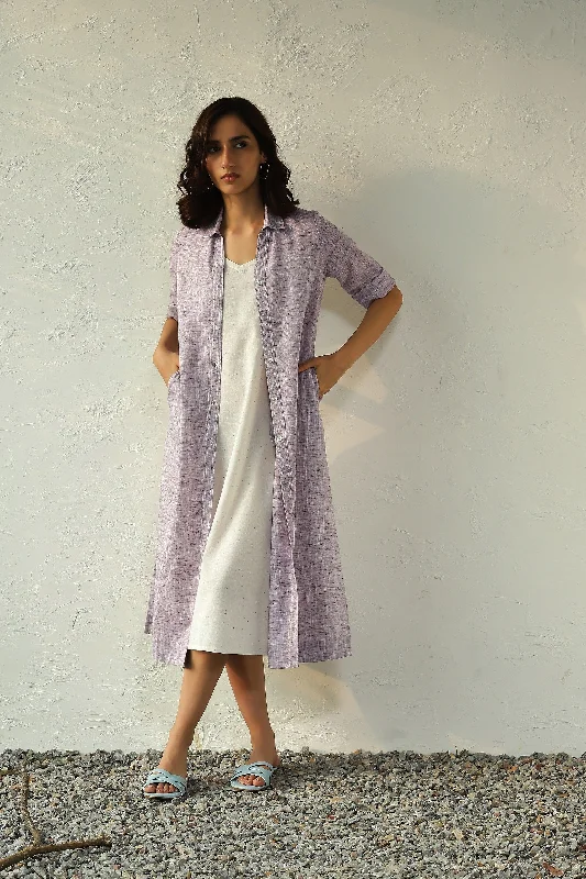 Grapejuice shirt dress