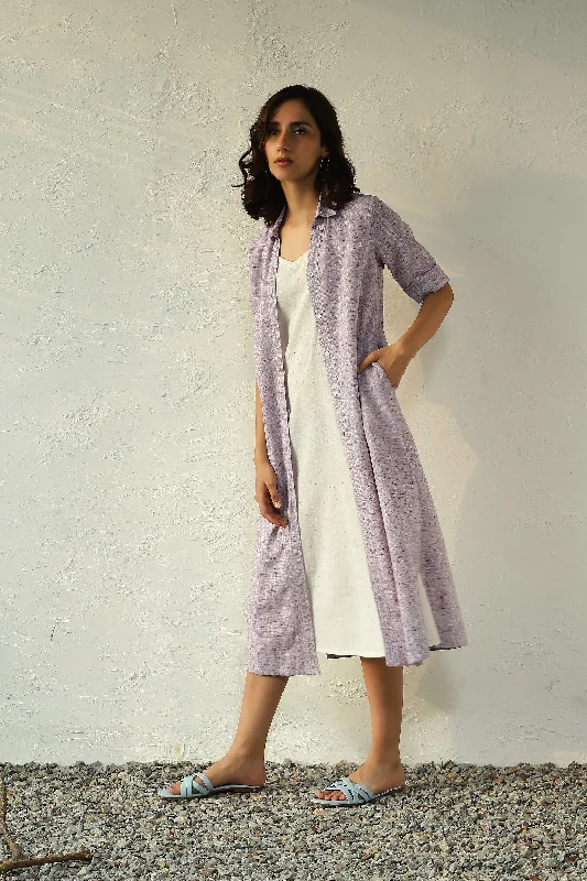 Grapejuice shirt dress