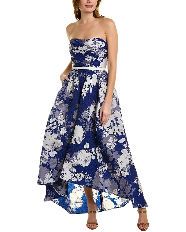 Marchesa Notte Floral Maxi Dress