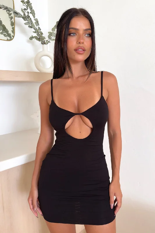 Maya Mini Dress - Black