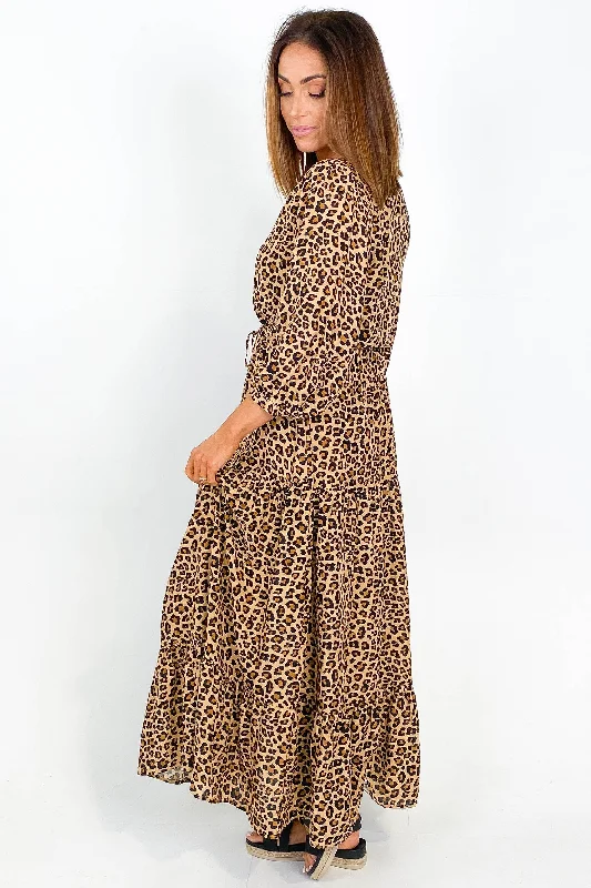 Miracle Sophie Animal Maxi Dress