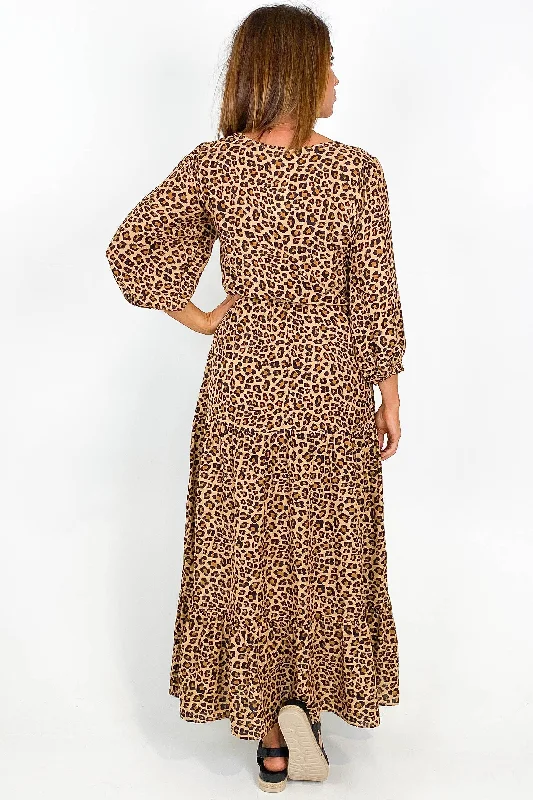 Miracle Sophie Animal Maxi Dress