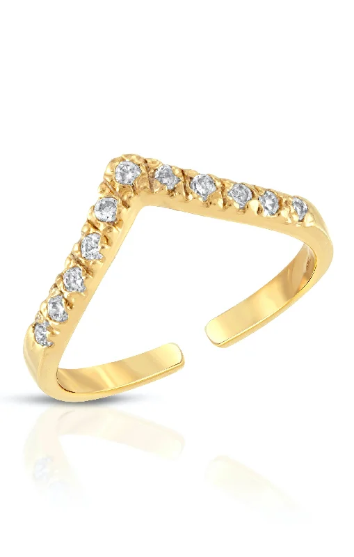 Miranda Frye Ada Midi Ring ~ 18K Gold Plated