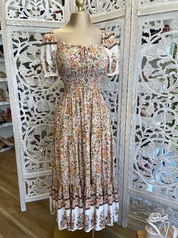 Multi Floral Maxi Dress