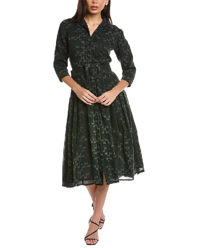 Samantha Sung Patricia Wool Shirtdress