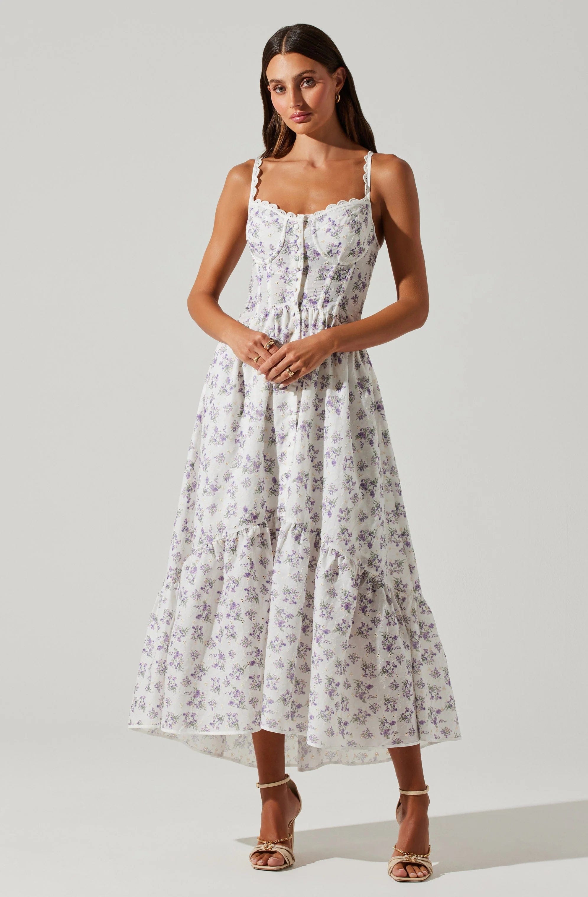 Yamila Floral Midi Dress