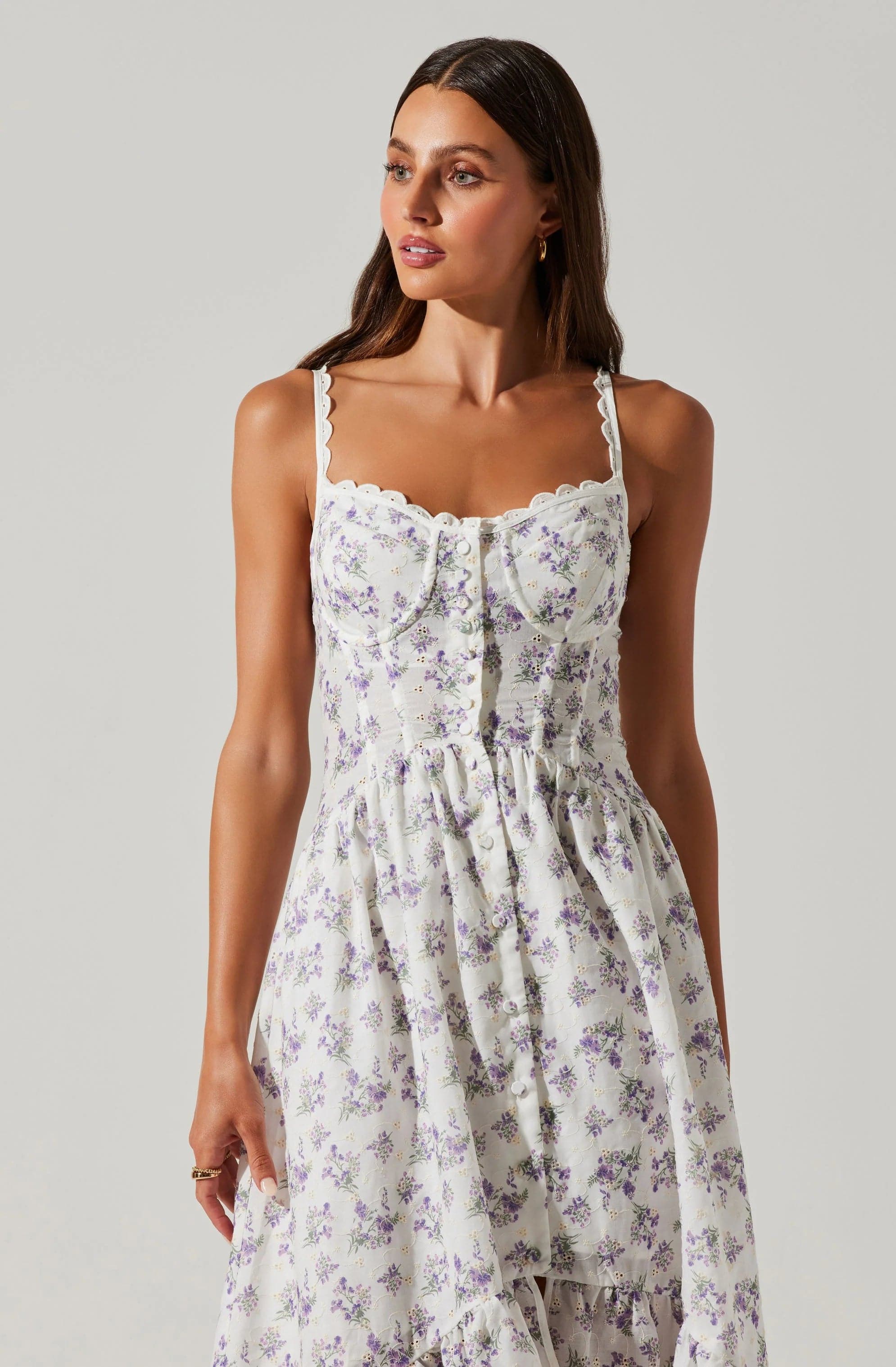 Yamila Floral Midi Dress