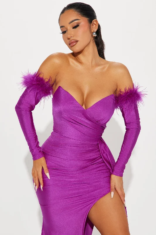 Celeste Mermaid Gown - Magenta