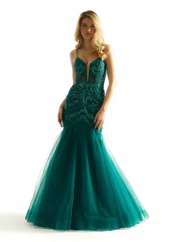 Morilee Beaded Mermaid Prom Dress 49014