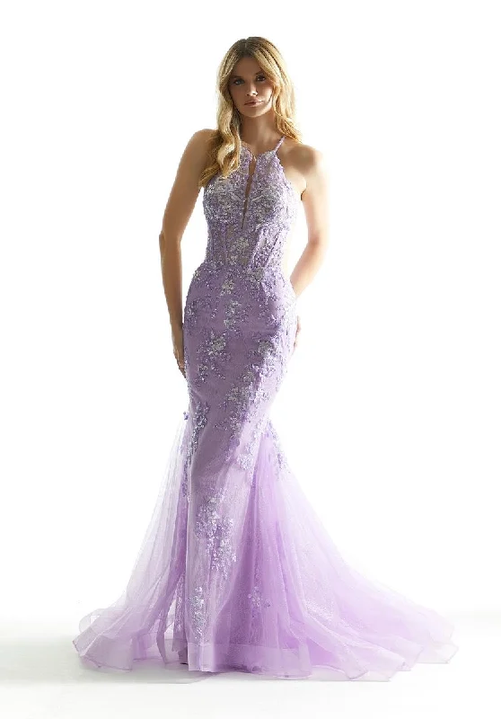 Morilee Mermaid Halter Prom Dress 49073