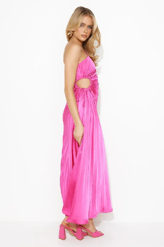 Season Of Weddings Maxi Dress Hot Pink