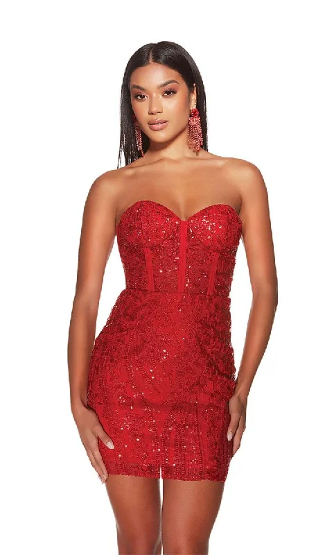 Alyce Paris Lace Corset Homecoming Dress 4814