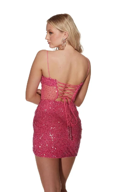 Alyce Paris Ruched Corset HoCo Dress 4907