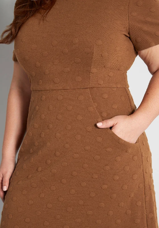 Circle, Circle Dot A-Line Dress