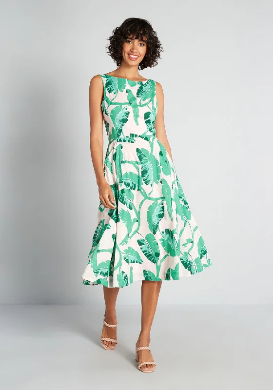 From the Treetops A-Line Dress