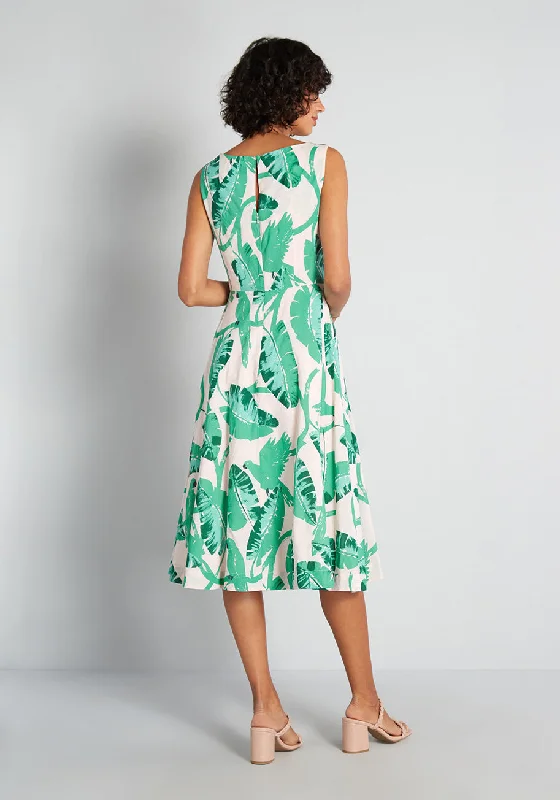 From the Treetops A-Line Dress