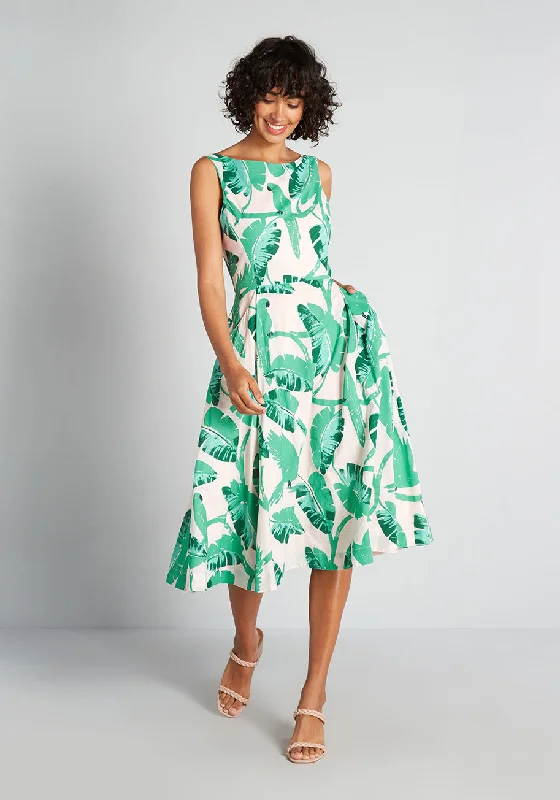 From the Treetops A-Line Dress