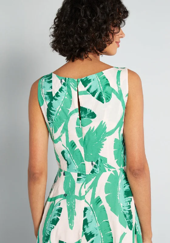 From the Treetops A-Line Dress