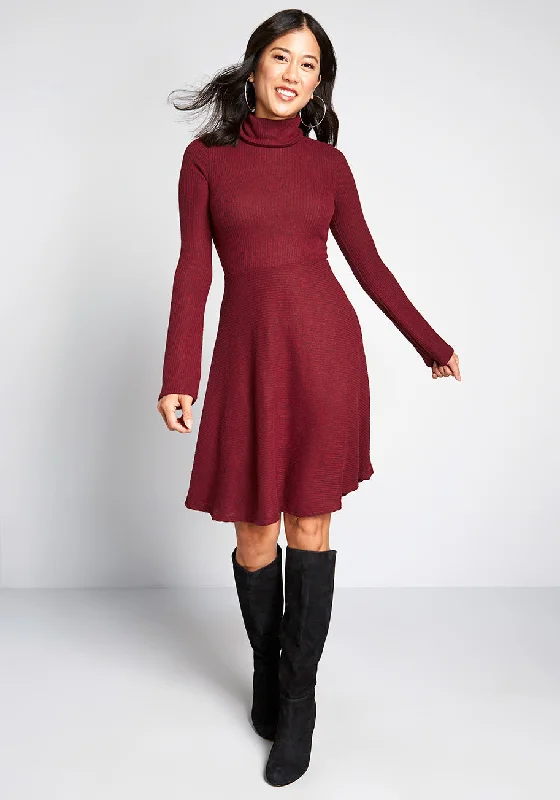 Idyllic Arrangement Sweater Dress