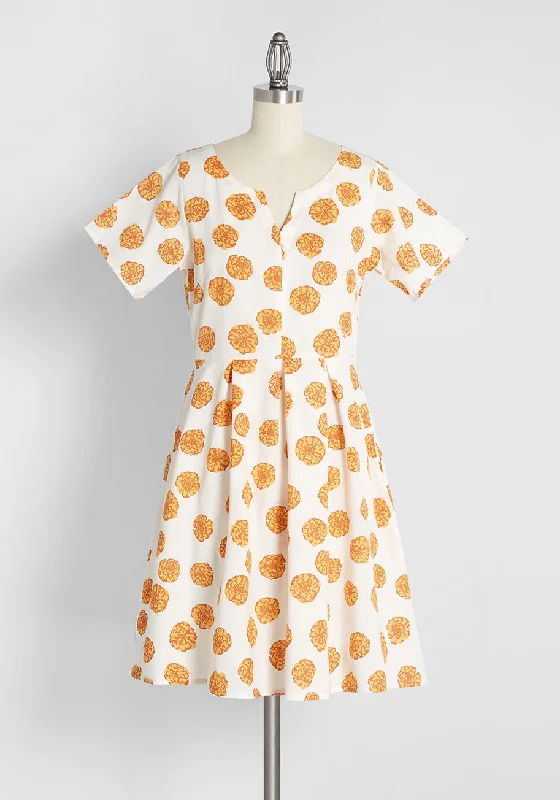 Marigolds and Merriment Dress