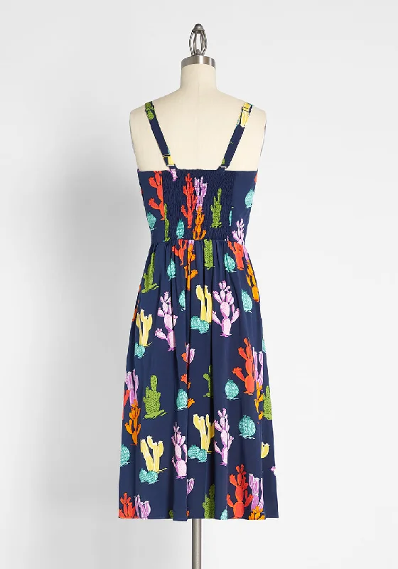 ModCloth x Collectif Cactus Makes Perfect Dress