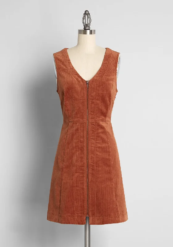 ModCloth x Princess Highway Corduroy Mini Dress