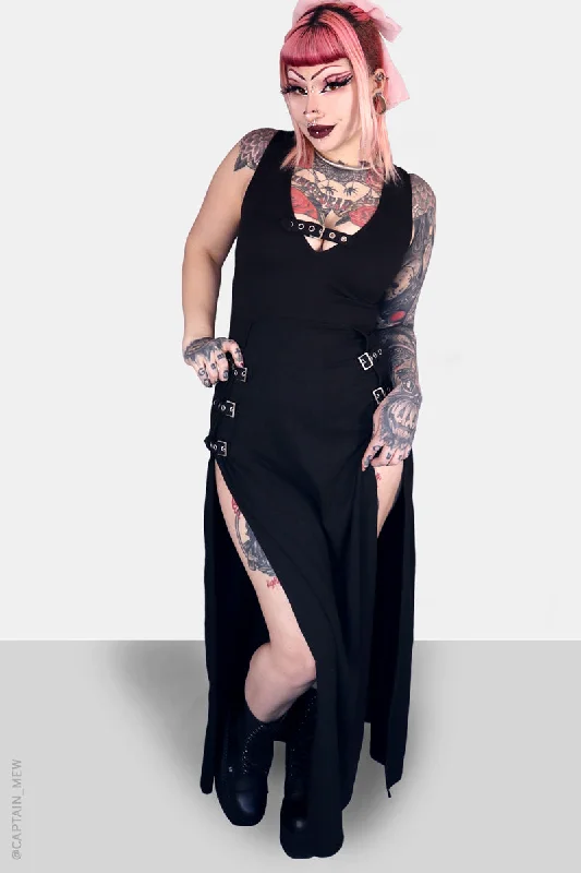 Rosetta Buckle Maxi Dress