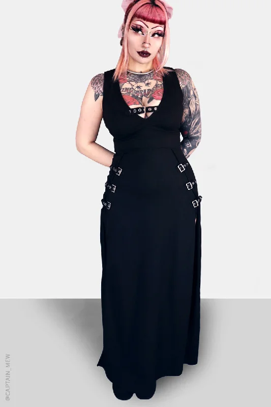 Rosetta Buckle Maxi Dress