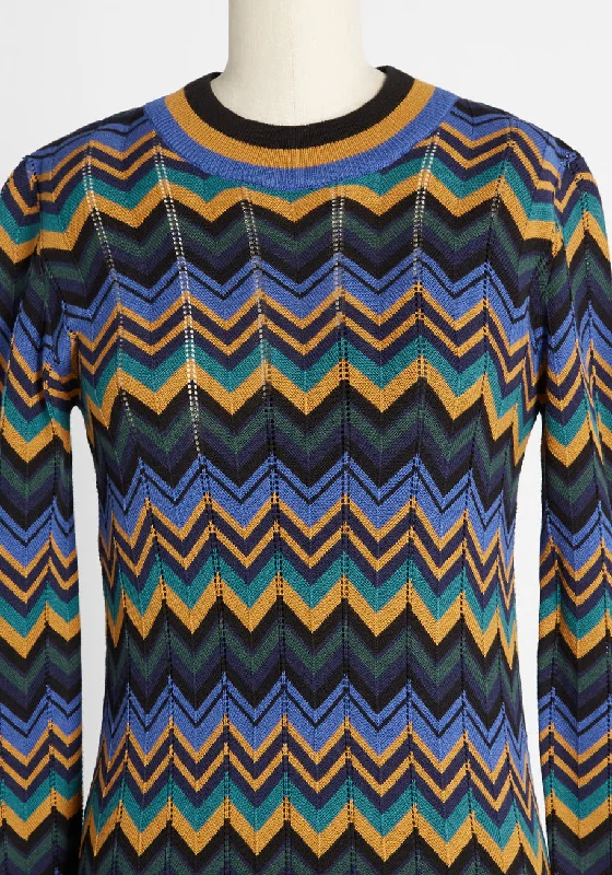 The Zig to My Zag Sweater Dress