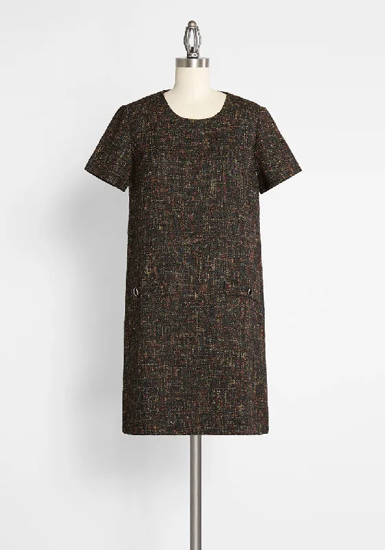 Tweed You Now Shift Dress