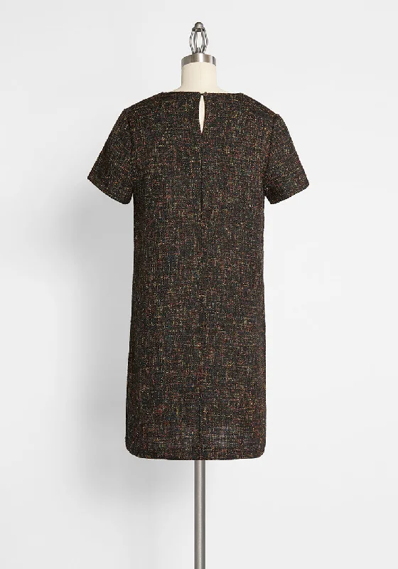 Tweed You Now Shift Dress