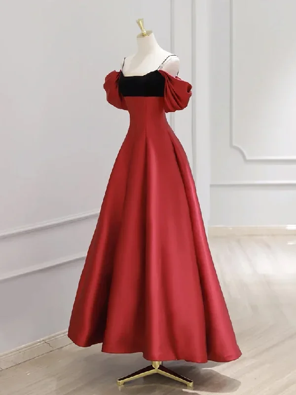 a-line-off-shoulder-satin-dark-red-long-prom-dress-red-long-formal-dress