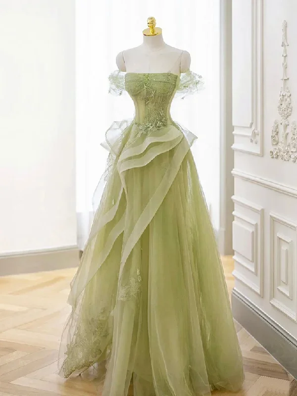 a-line-off-shoulder-tulle-lace-green-long-prom-dress-green-lace-long-formal-dress