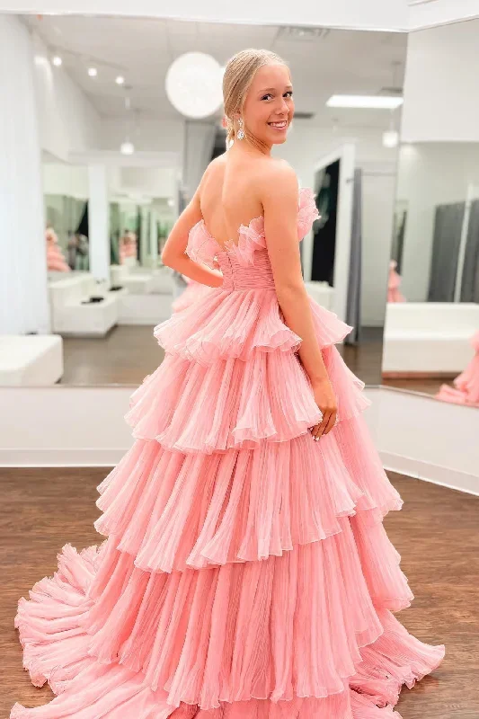 a-line-off-the-shoulder-ruffle-layers-tulle-long-prom-dress