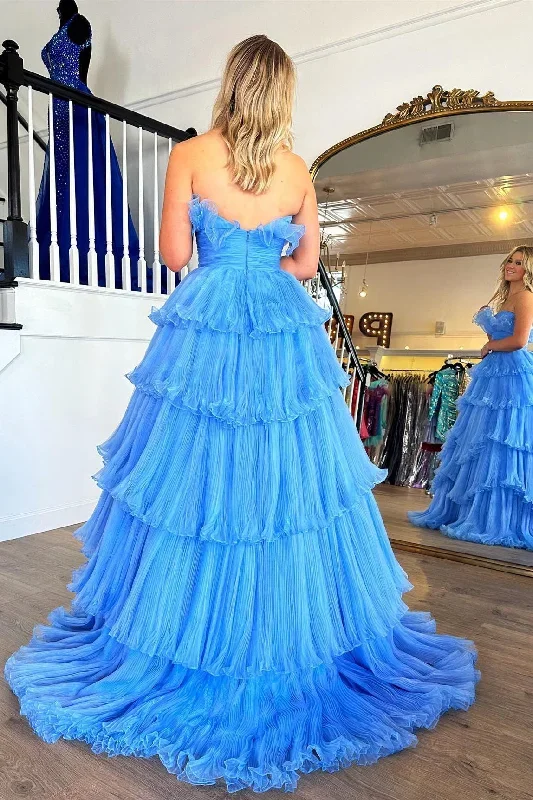 a-line-off-the-shoulder-ruffle-layers-tulle-long-prom-dress