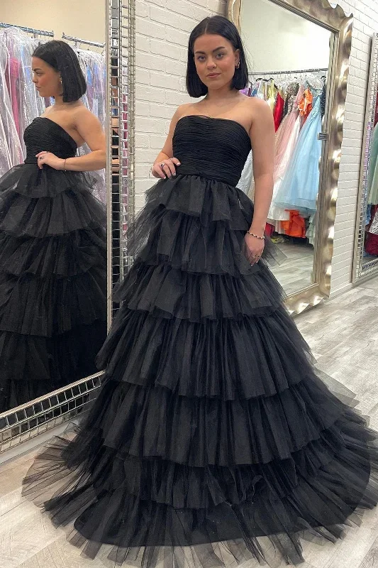 a-line-strapless-pleated-multi-layers-tulle-long-prom-dress