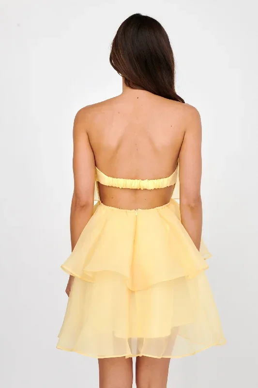 behati-tiered-layer-mini-dress-yellow