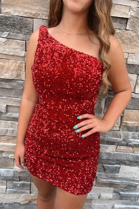 black-sequins-one-shoulder-short-fitted-homecoming-dress