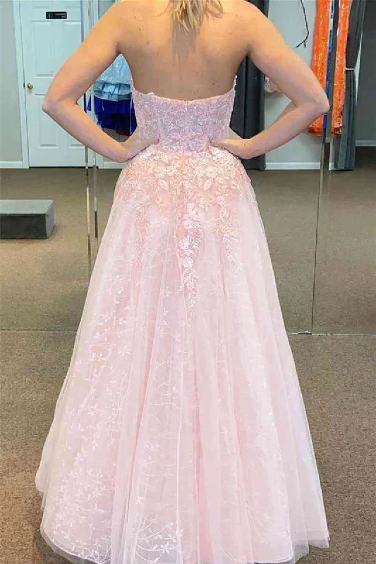 candy-pink-off-shoulder-a-line-applique-long-prom-dress