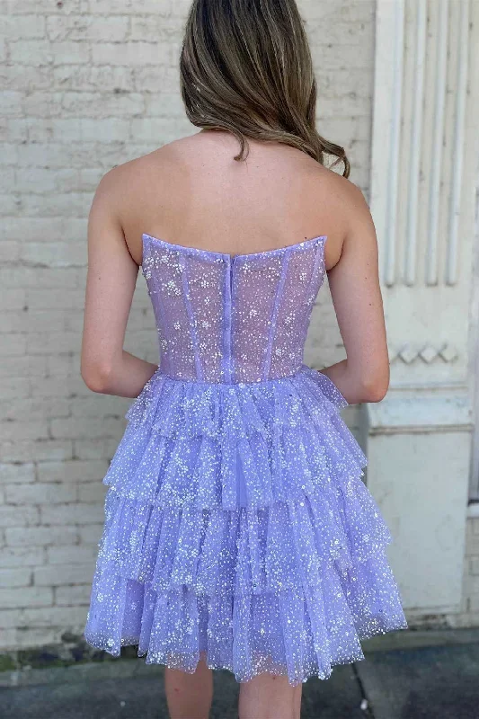 glitter-lavender-strapless-short-homecoming-dress-with-beads