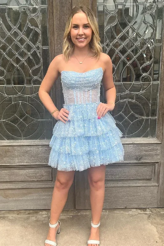 glitter-lavender-strapless-short-homecoming-dress-with-beads