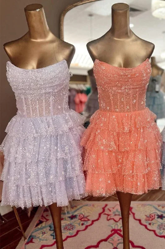 glitter-lavender-strapless-short-homecoming-dress-with-beads