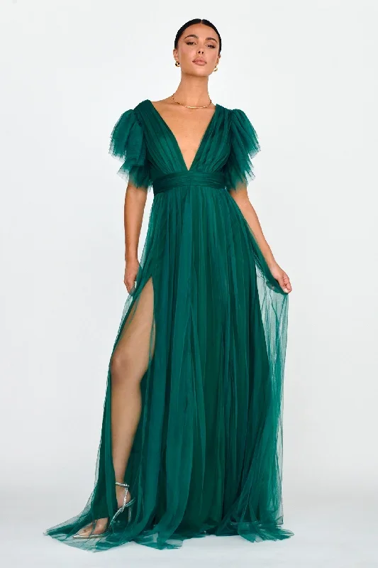 heavens-love-deep-v-neck-tulle-maxi-dress-hunter-green