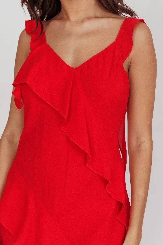 johannson-ruffle-trim-maxi-dress-red