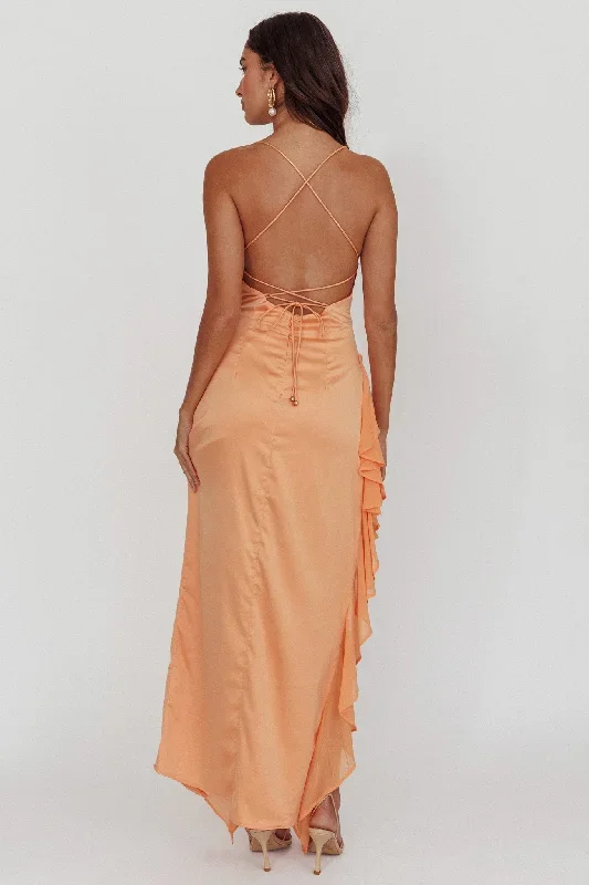 katarina-satin-ruffle-hem-maxi-dress-mango