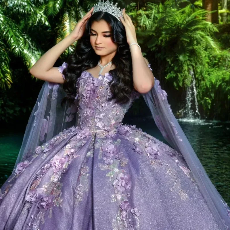 lavender-sweetheart-shiny-quinceanera-dresses-beads-3dfloral-applique-lace-with-cape-sweet-15-birthday-party-ball-gowns