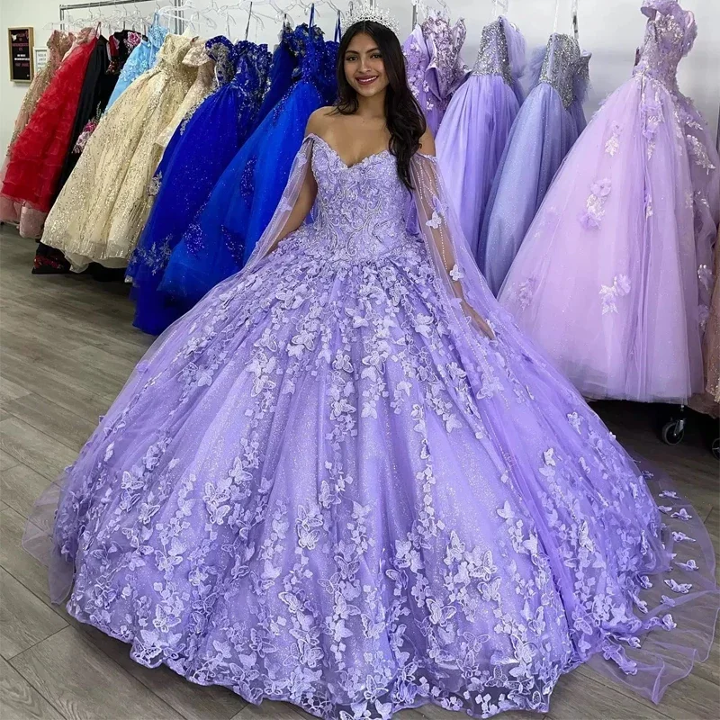 lilac-lavender-butterfly-quinceanera-dresses-with-cape-lace-applique-sweet-16-dress-mexican-prom-gowns-2023-vestidos-de-xv-anos