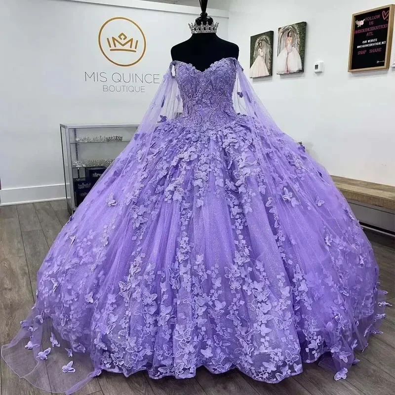 lilac-lavender-butterfly-quinceanera-dresses-with-cape-lace-applique-sweet-16-dress-mexican-prom-gowns-2023-vestidos-de-xv-anos